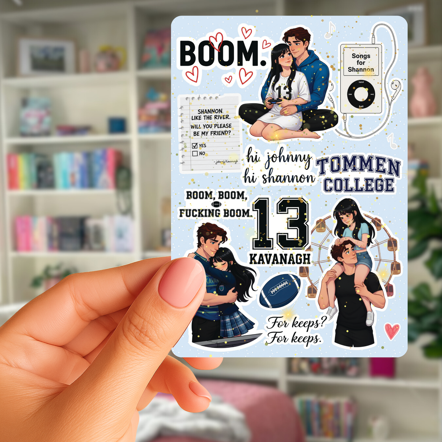 Boys of Tommen Kindle Insert | Chloe Walsh Tommen College Inspired Kindle Decor | Bookish E-Reader Accessory | Reader Gift | Binding 13